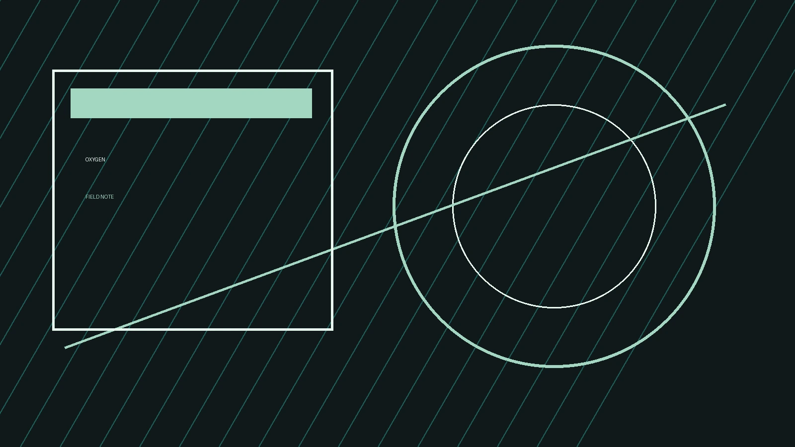Abstract Oxygen Agent field note graphic